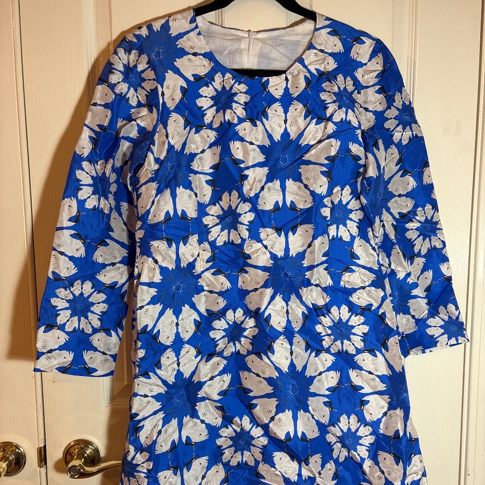 Alice + Olivia Blue Swan Dress